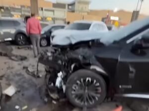 حادث معرض سيارات الدائري